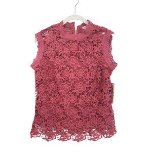 Nanette Lepore Crochet Lace Top Sz Small NWT